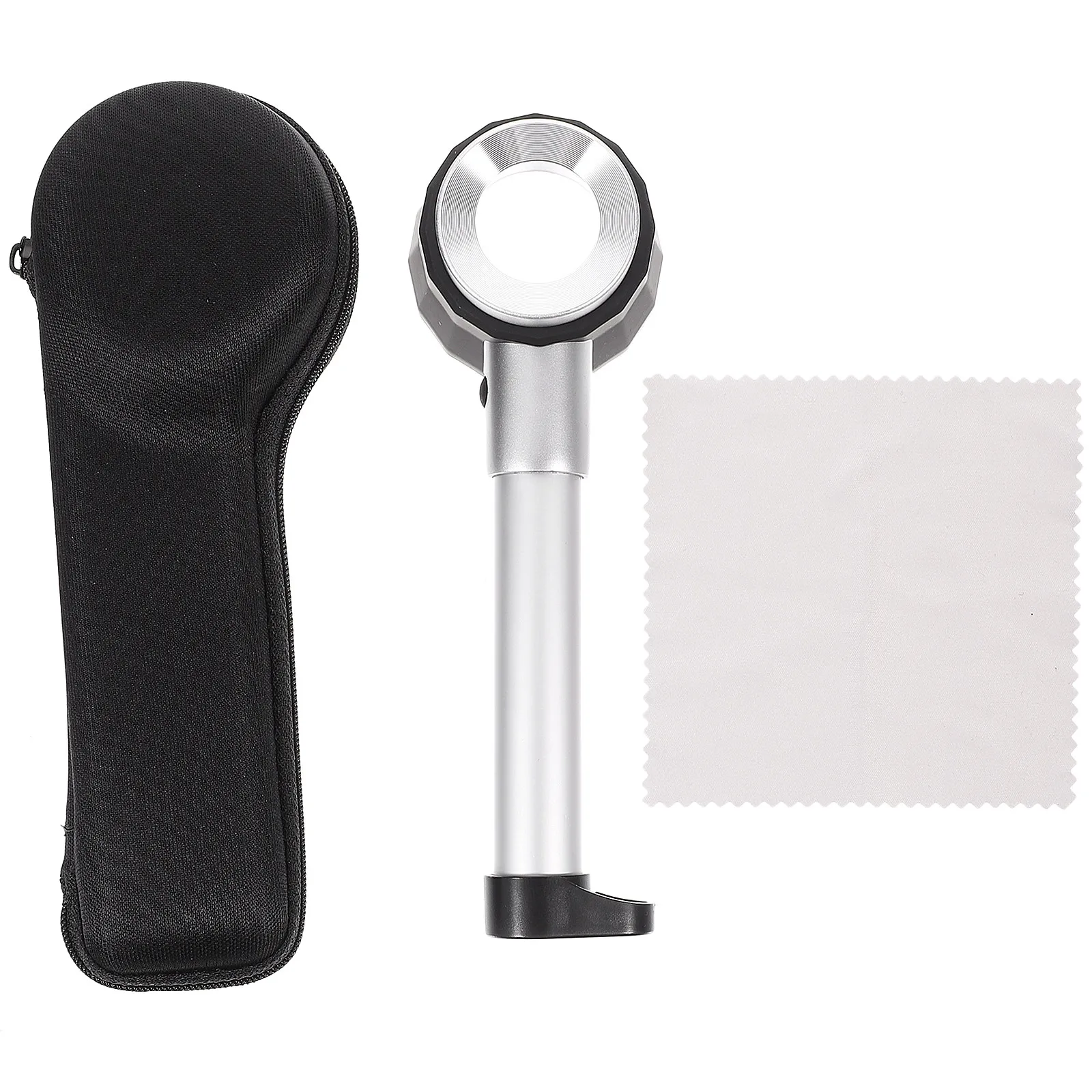 

10-кратная оптическая стеклянная лупа с встроенной светодиодной подсветкой для ремонта ювелирных изделий, коллекционирования, рукоделия, печати