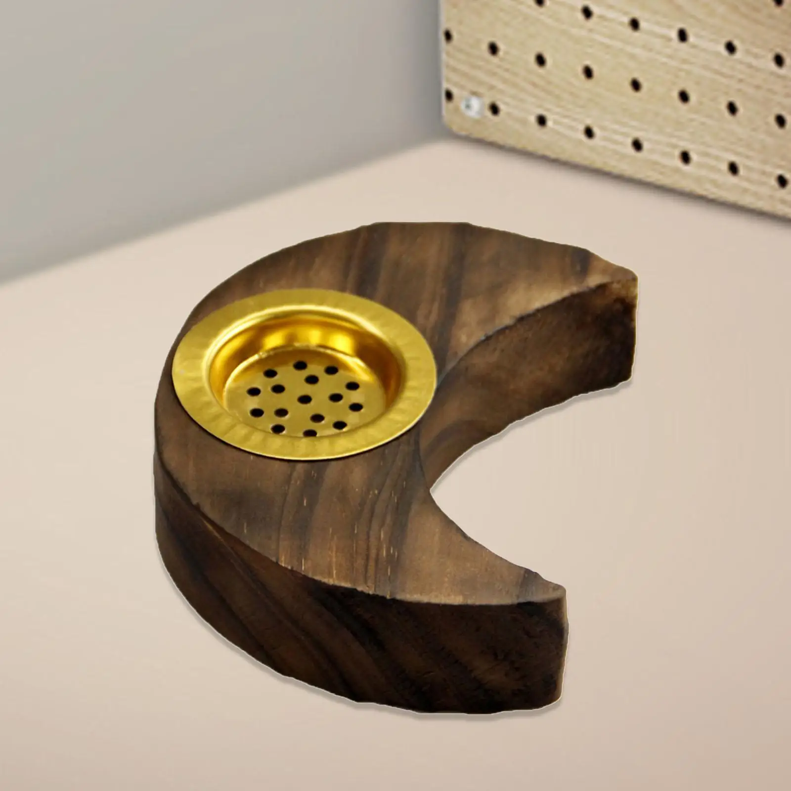 Incense Cone Holder Moon Censer Living Room Furnace Wooden Incense Burner