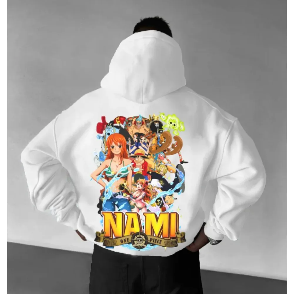 

Autumn and Winter New ONE PIECE Peripheral Animation Printing High-quality Hoodie Sweater Men's and Women's Street Tops