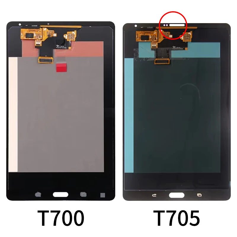 Pantalla LCD AMOLED para Samsung Tab S 8,4, SM-T705, T705, T700, con Marco, montaje Digital de repuesto