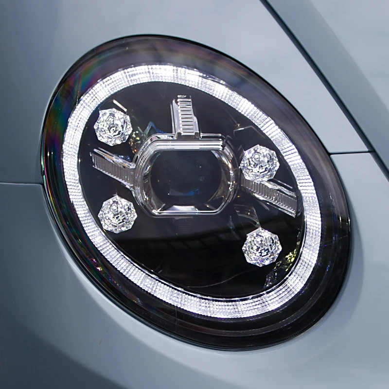 Scheinwerfer Für VW Käfer 2013-2021 Scheinwerfer Nebel Lichter Tagfahrlicht DRL VOLL LED Mit Beweglichen Blinker Lampe