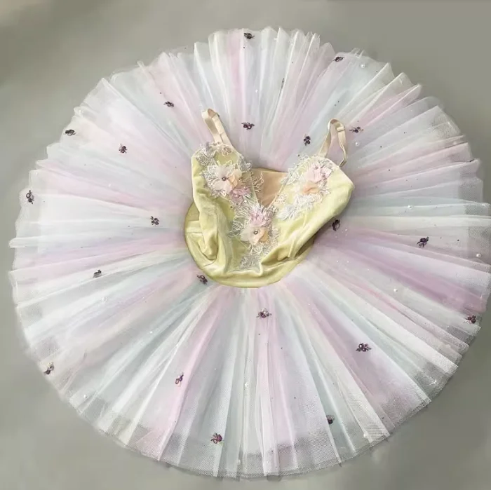 

Children's Ballet Fluffy Camisole Dress Performance Costume Dance