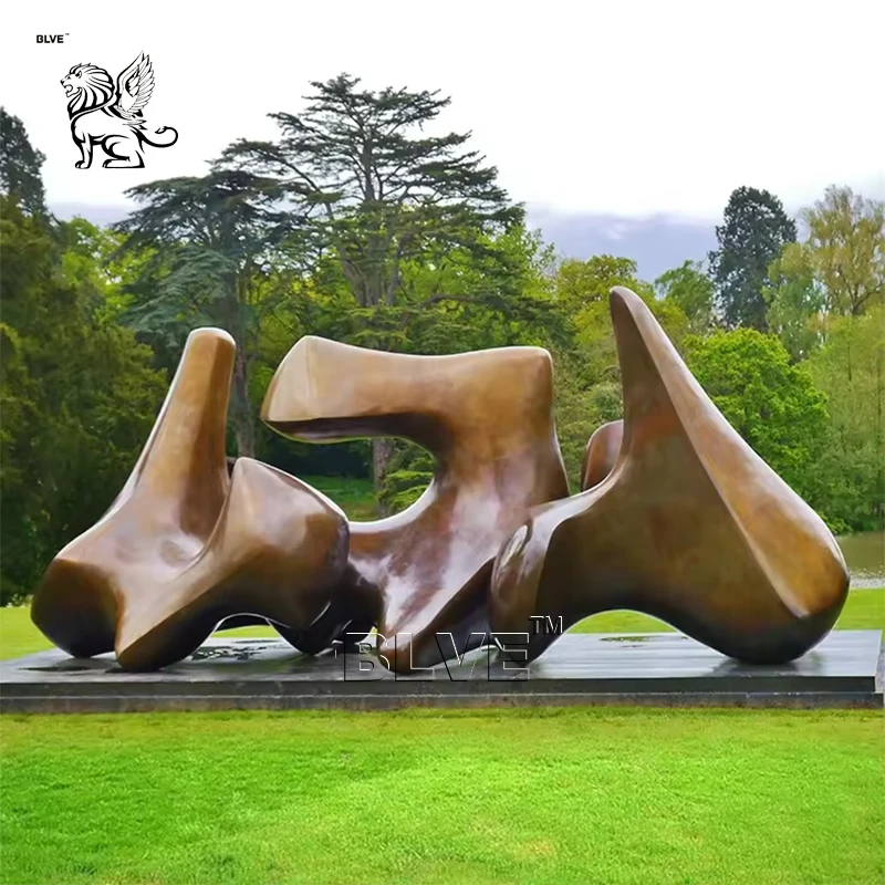 

BLVE Custom Outdoor Decoration Unique Metal Art Abstract Casting Copper Statue Bronze Sculpture