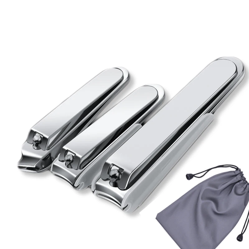 Nagelknipper Anti-spat met lade Manicureset Vorm Bevel Roestvrij staal Professionele nagelknipper Gereedschap voor persoonlijk gebruik