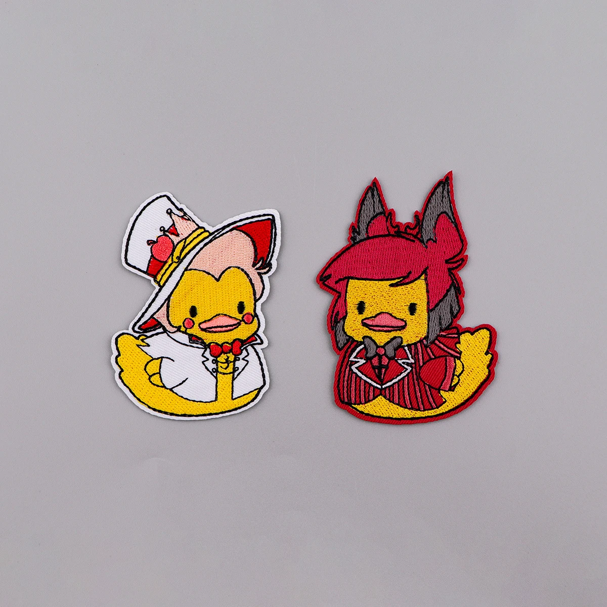 Duck Animals Patch Embroidered Patches For Clothing Stickers Stripes Cartoon Patch Iron On Patches On Clothes Decorations