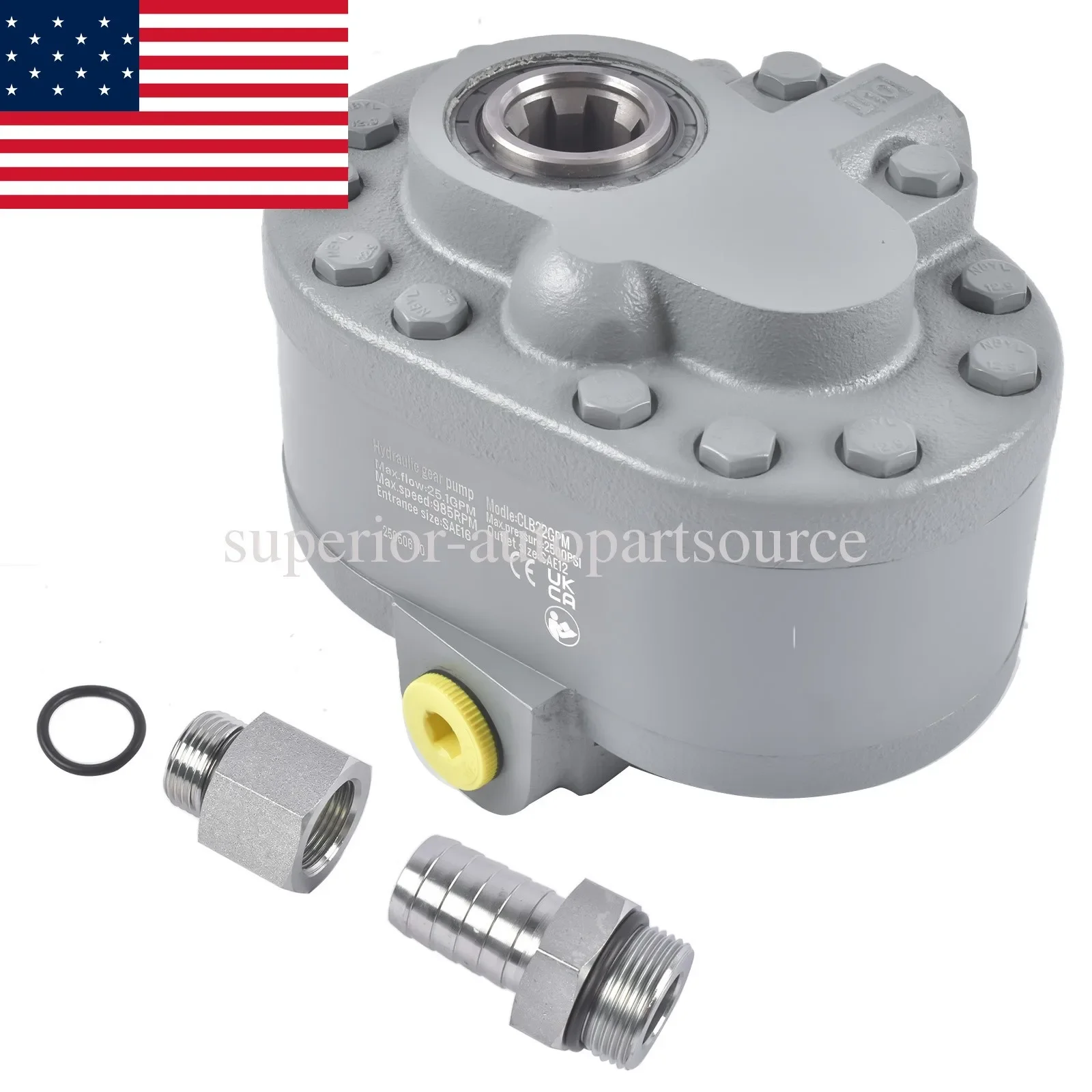 AP03 540RPM, 21.2GPM, 2250psi, Oil Hydraulic PTO Pump for Agricultural Tractors