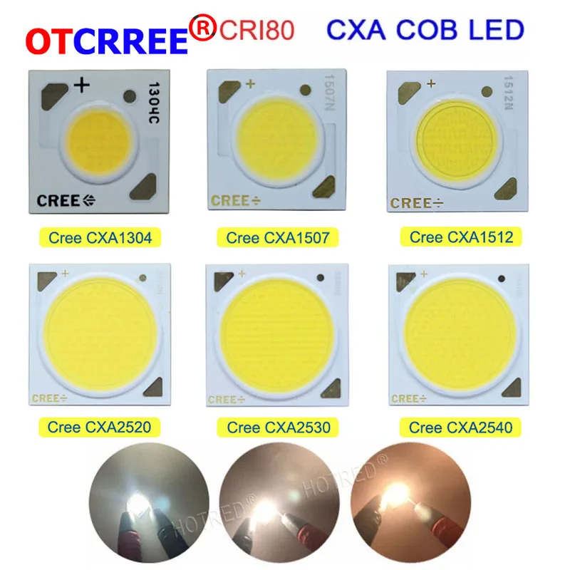 10pcs Original 10-100W High Power LED COB CXB3590 CXA1304 CXA1507 CXA1512 CXA1816 CXA1820 CXA1830 CXA2520 CXA2530 CXA2540 Diode