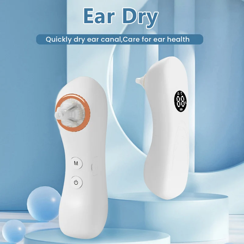 Ear Dryer Low Noise Ear Cleaning Tool For Drying Ear Canals Prevent Bacterial Growth and Inflammation for Swimming Showering