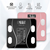 Body Fat Scale Smart Wireless Digital Bathroom Weight Scale Body Composition Analyzer With Smartphone App Bluetooth-compatible