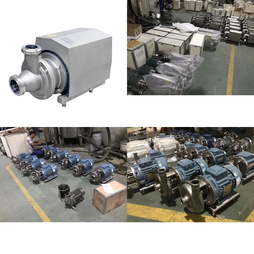 

Sanitary Stainless Steel SS316L Food Grade Hygienic Self Priming Pump for CIP System for Dairy Brewery Beverage Processing