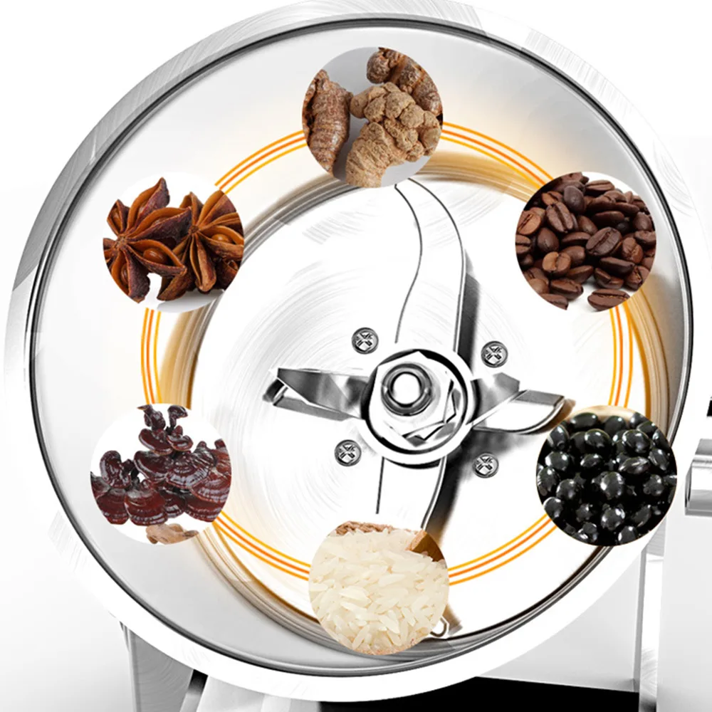 Household Ultrafine Powder Milling Machine Grain Cereal Crusher Grinder Commercial Grinding Machine