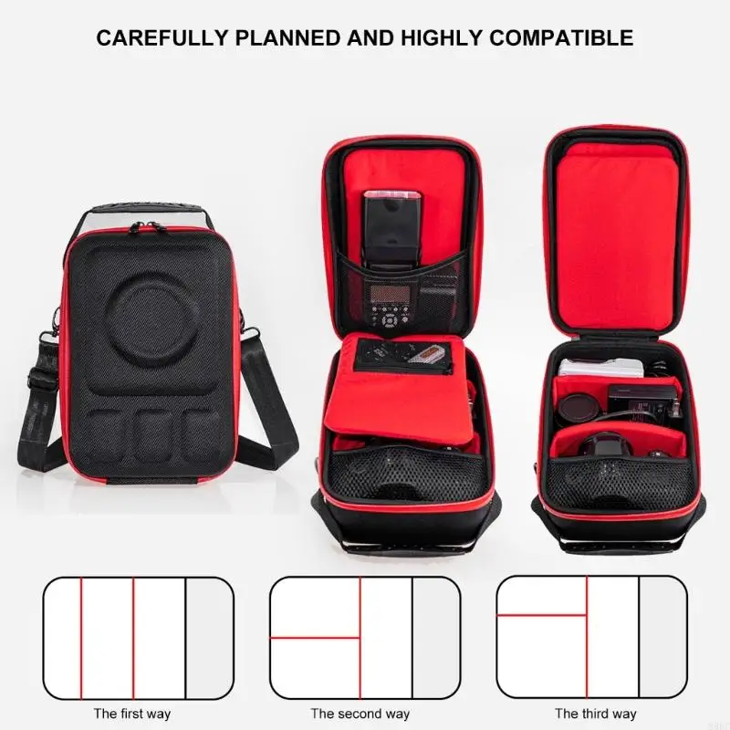 

Hard Shell Waterproof Camera Bag Protective Case for R62 Z6 EVA Adjustable Compartments Travel Essential 896C