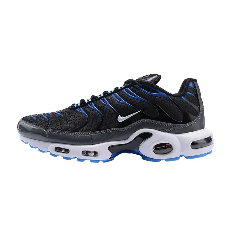 

Мужские кроссовки Nike Air Max Plus, нескользящие, прочные, удобные, спортивные, амортизирующие, дышащие, синие, черные