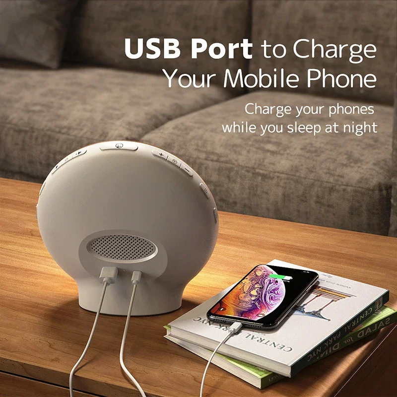 Luces de despertar coloridas simuladas amanecer y puesta de sol luces de ambiente RGB lámpara de noche para dormitorio para luz nocturna de sueño
