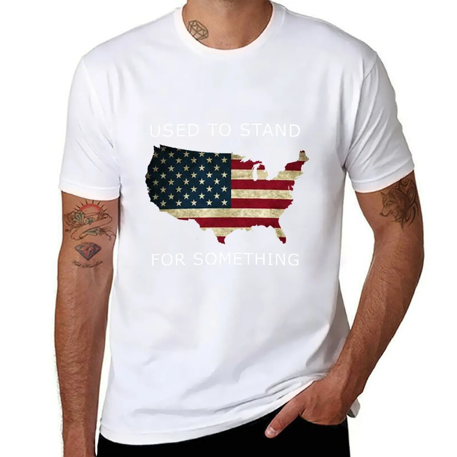 

used to stand for something T-Shirt funny t shirts man mens graphic t shirts T-Shirt
