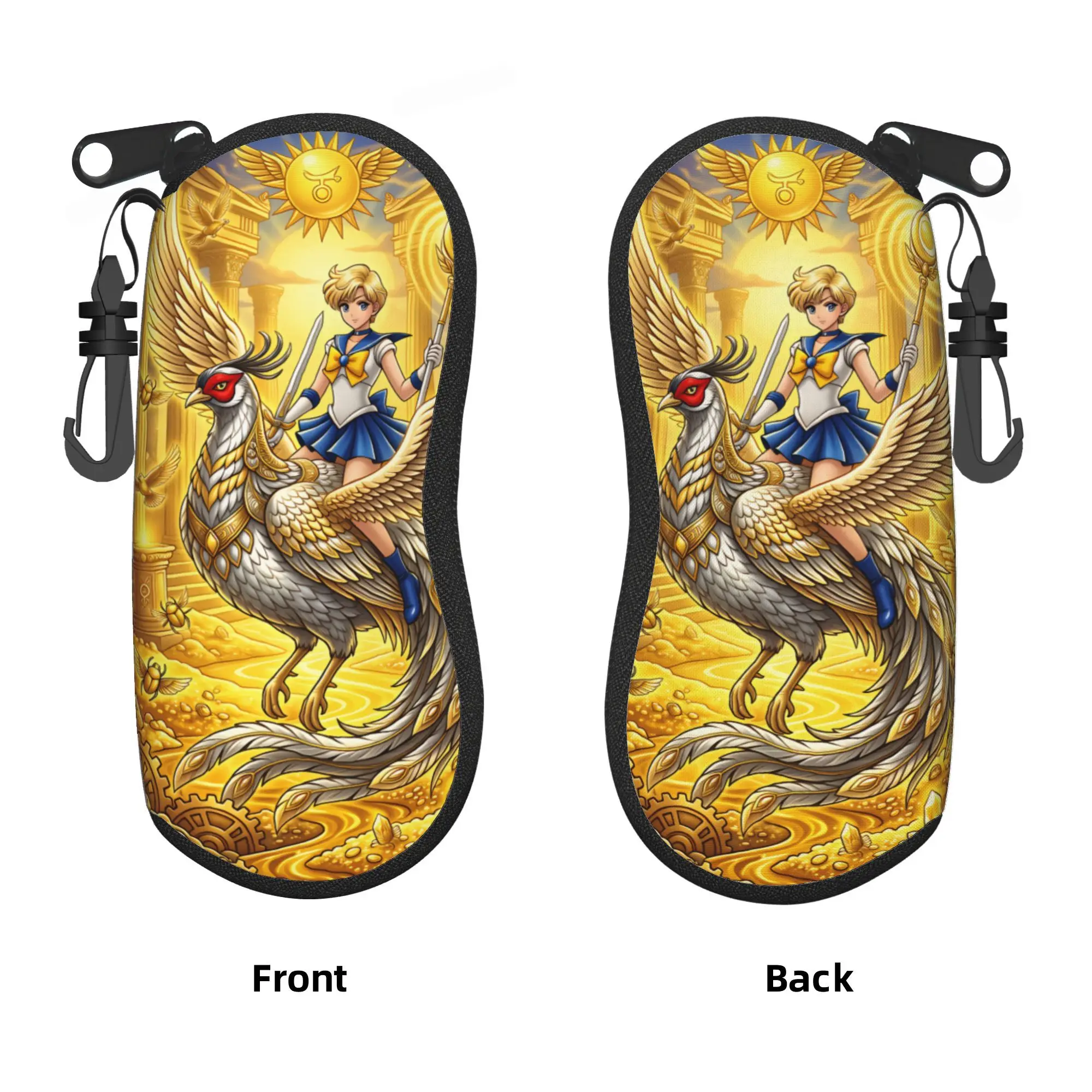 Estuche para gafas Sailor Moon Sailor Venus Shell, estuche para gafas bonito para hombres y mujeres, estuche para gafas de sol