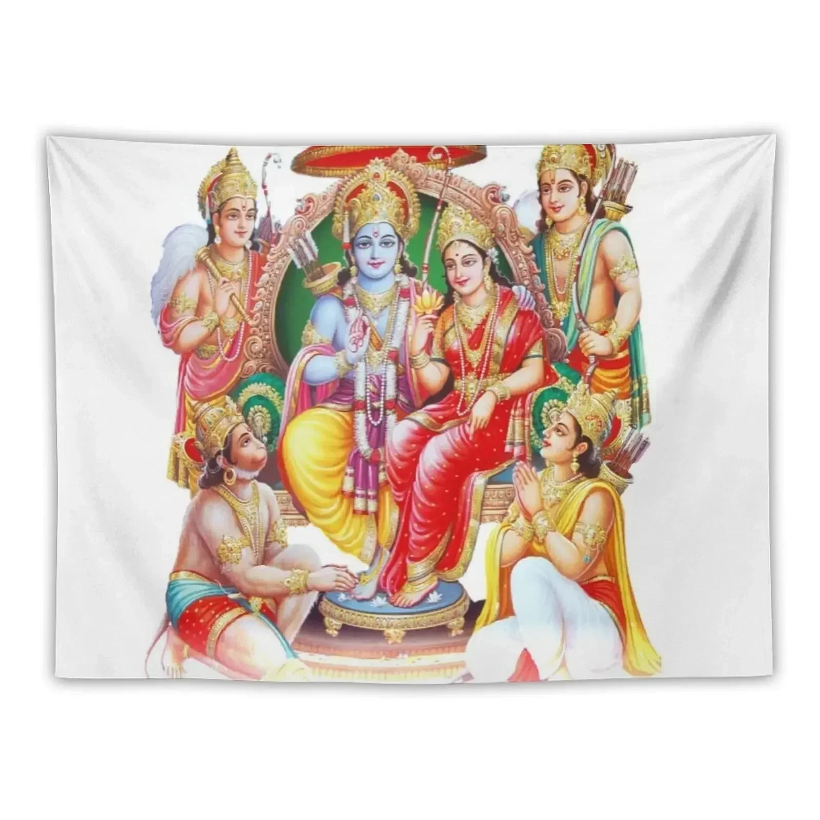 Ram Darbar Tapestry Wall Hanging Wall Decorative Wall Mural Tapestry