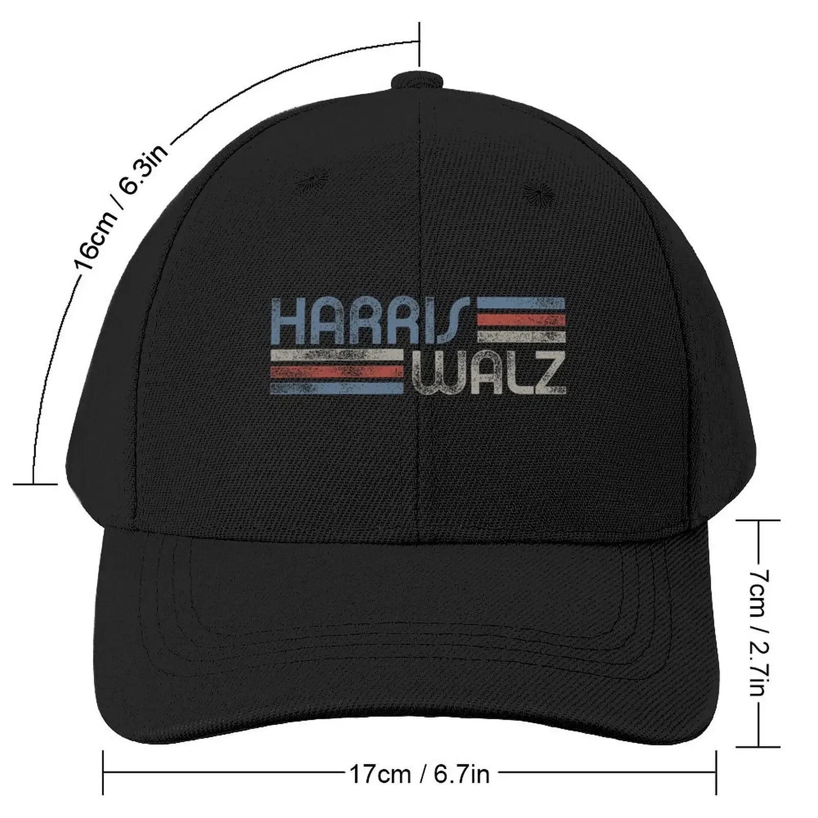 Harris Walz Campaign, Kamala Harris and Tim Walz, Harris Walz 2024 Baseball Cap Beach Custom Cap For Girls Men's