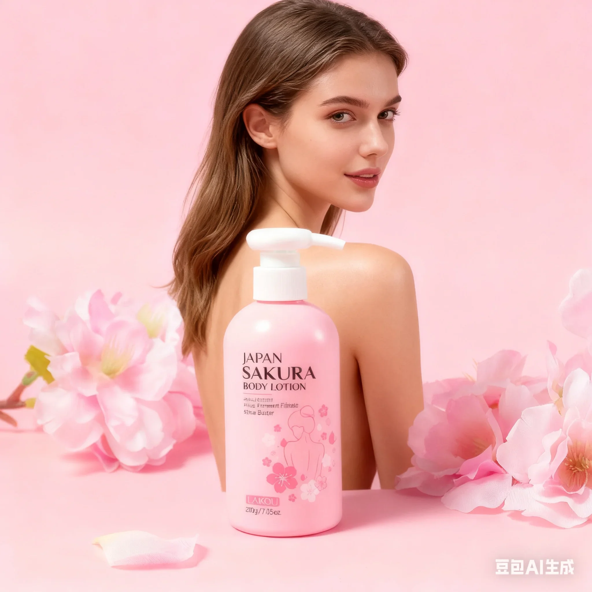 LAIKOU Sakura Body Lotion 200g Moisturizing with Fragrance for Soft And Smooth Skin Daily Hydrating Moisturizer