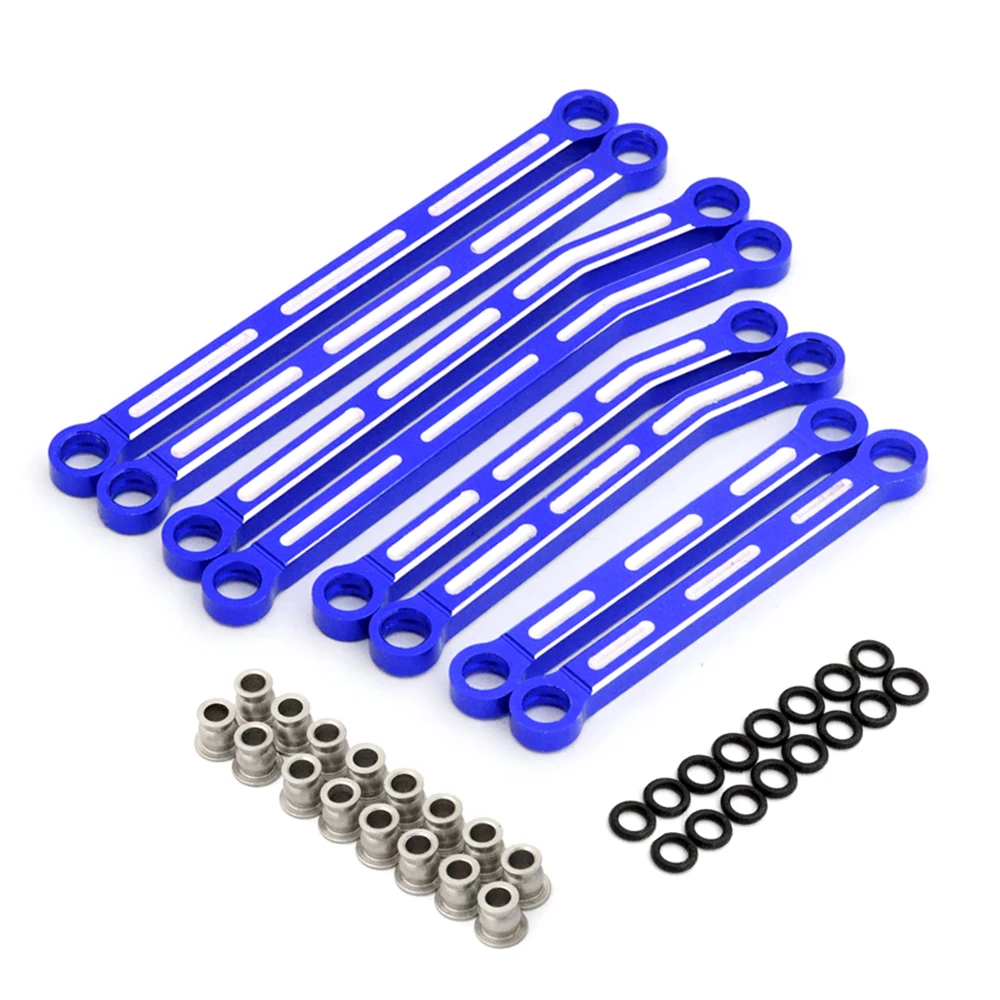 Metal Alloy Linkage Tie Link Rod Kit Heightened for Traxxas TRX4M Bronco Defender 1/18 RC Crawler Car Model Upgrade Parts