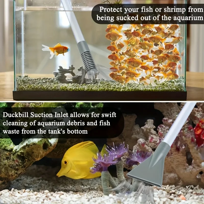 Langlebiges Aquarium-Saugpumpen-Set für Einfache Wasserwechsel & Sandreinigung Effizientes Aquariumpflege-Werkzeug mit Flexiblem Schlauch – Detail 13