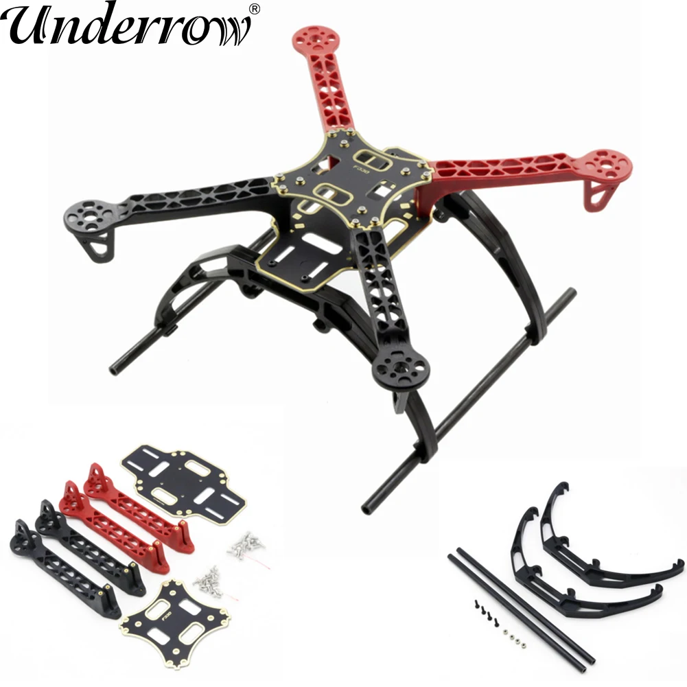 FPV F330 multicoptera rama płatowca płomień koła zestaw ramię Quadcopter zestaw do lądowania 330mm dla KK MK MWC 4 osi zdalnie sterowany Quadcopter