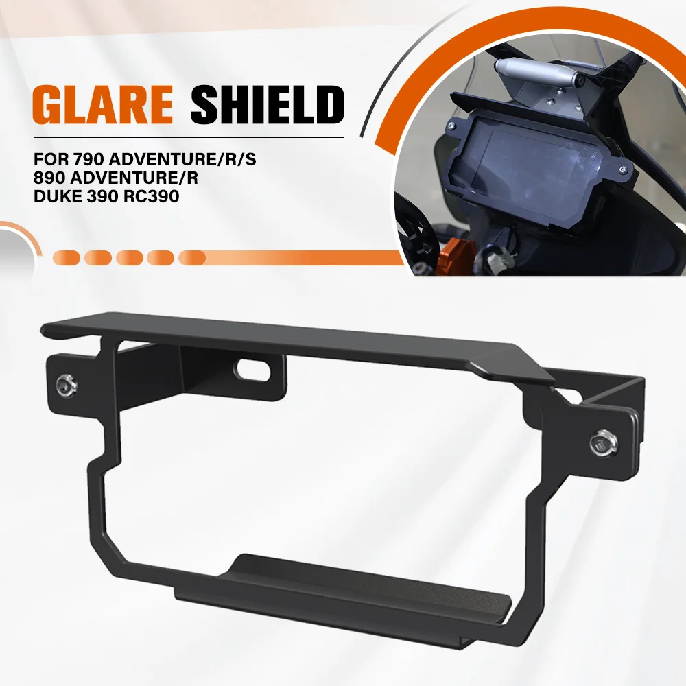 

Для 790 Adventure/R/S 890 Adventure/R Duke 390 RC390 метр рамка крышка Защитная пленка для экрана TFT противоугонная защита с солнцезащитным козырьком