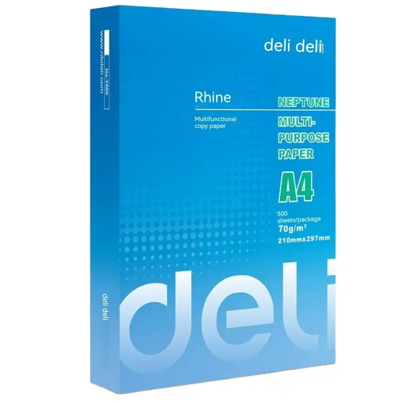 

Deli Z7302 multi-functional natural color A4 copy paper 70g 100 sheets/pack of scratch paper, eye protection A4 paper printing