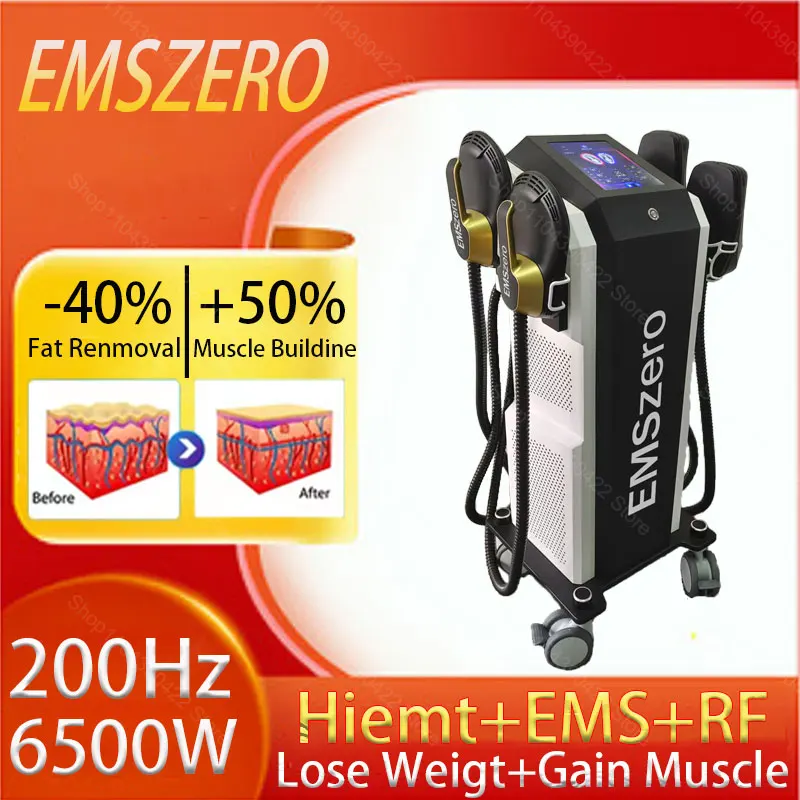 

15 Tesla EMS Fat Reduction and Body Sculpting Machine 6500W RF Muscle Massager Comfortable Slimming Machine EMSZERO