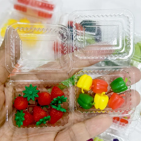 Миниатюрная еда для кукол Blyth: виноград/мясо/апельсин/редис