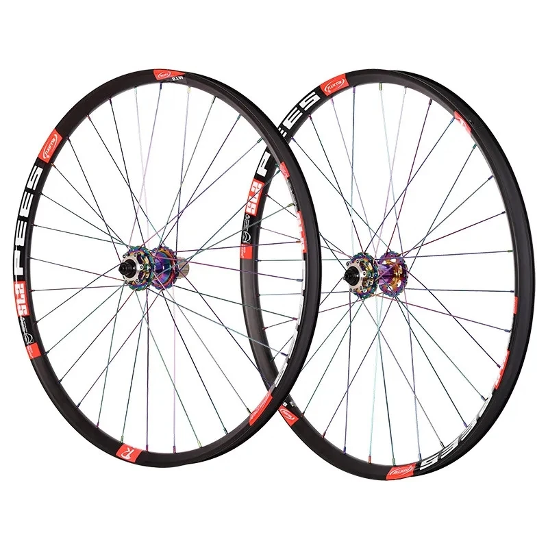 Rainbow Spoke New RUJIXU Mountain wheelset 27.5 29 inchs Duroc  Hub 32H QR/TA /BOOST custom made  MTB wheel