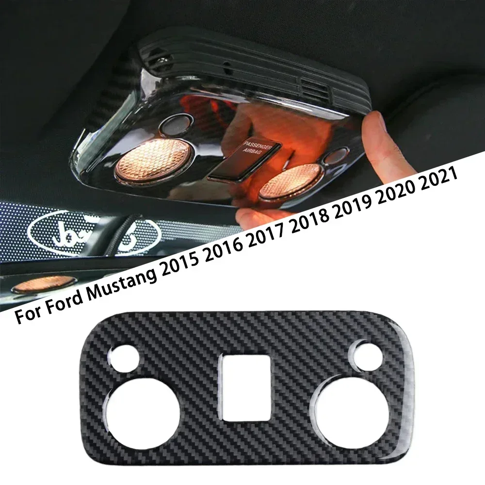 

For Ford Mustang 2015 2016 2017 2018 2019 2020 2021 Car Styling Roof Reading Light Panel Sticker Interior Modified Styling