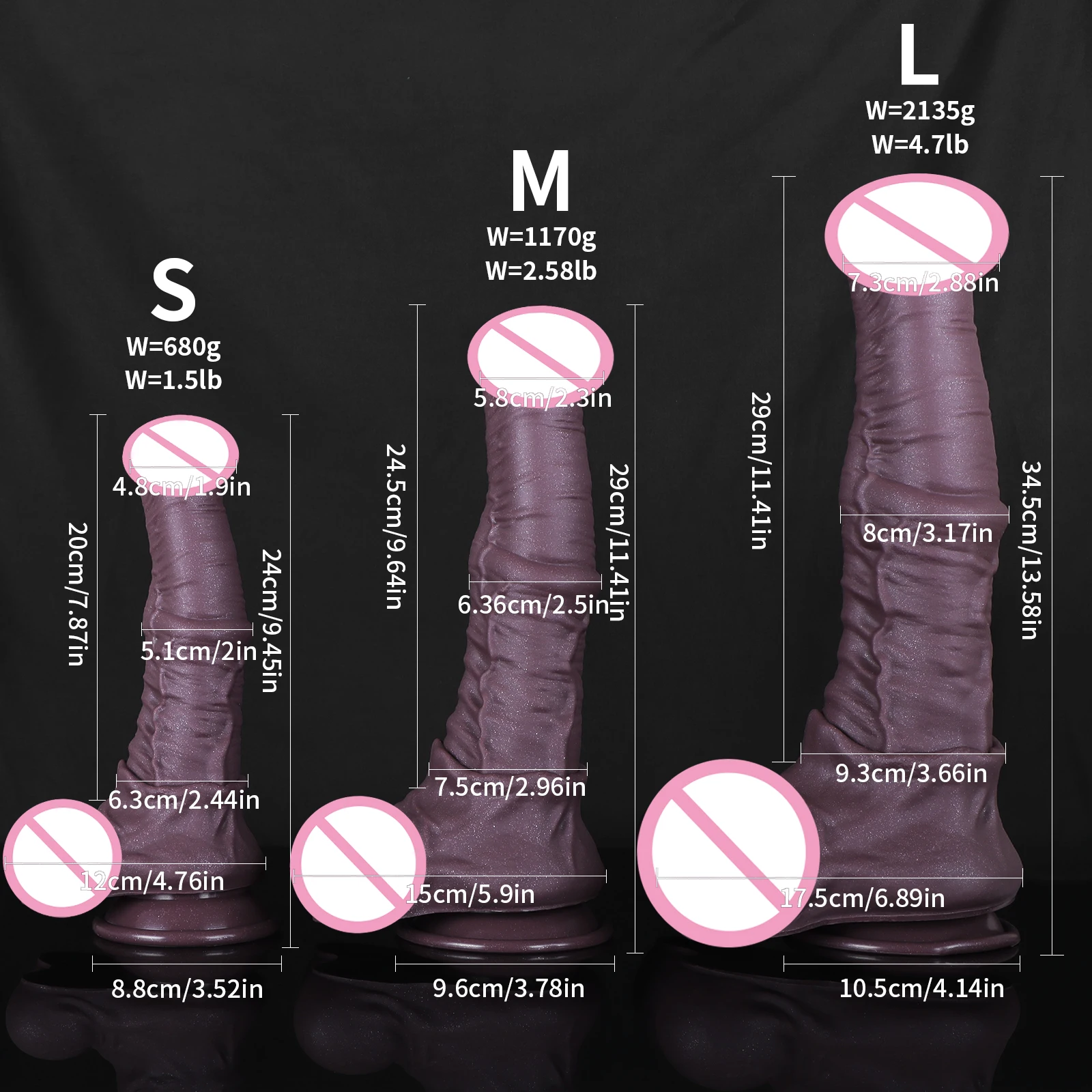 Adult Sex Toys Huge Realistic Horse Dildo Animal Penis Silicone Ribbed Dildo Anal Plug For Women Masturbation Vagina Stimulator view 2
