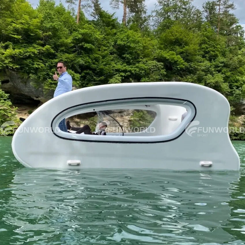 

Wholesale DWF Inflatable Boat With Outboard Motor Catamaran Fishing Boat Inflatable Yacht Boat