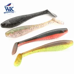 13cm Swimbait 4pcs Soft Bait 8 Colors Premium Fishing Accessories with UV Glow Soft Lure 5.1 inch 17g Soft Bait Swing Shad Lure