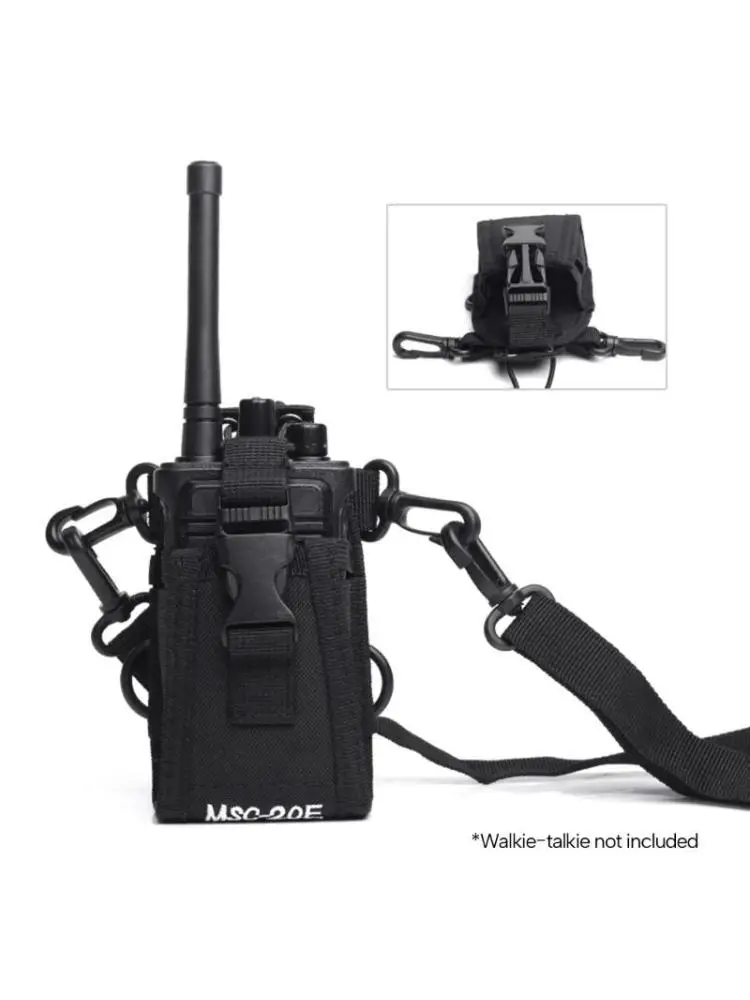 

652F Tactical-Radio Storage Bag Interphone-Nylon 2 Way Walkie Talkies Cases Holder-Holster for GP340 P3688