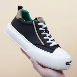 Spring Autumn Korean Board Shoes for Men Fashion Casual Soft-soled Men's Vulcanize Shoes New Designer Platform Sneakers Male