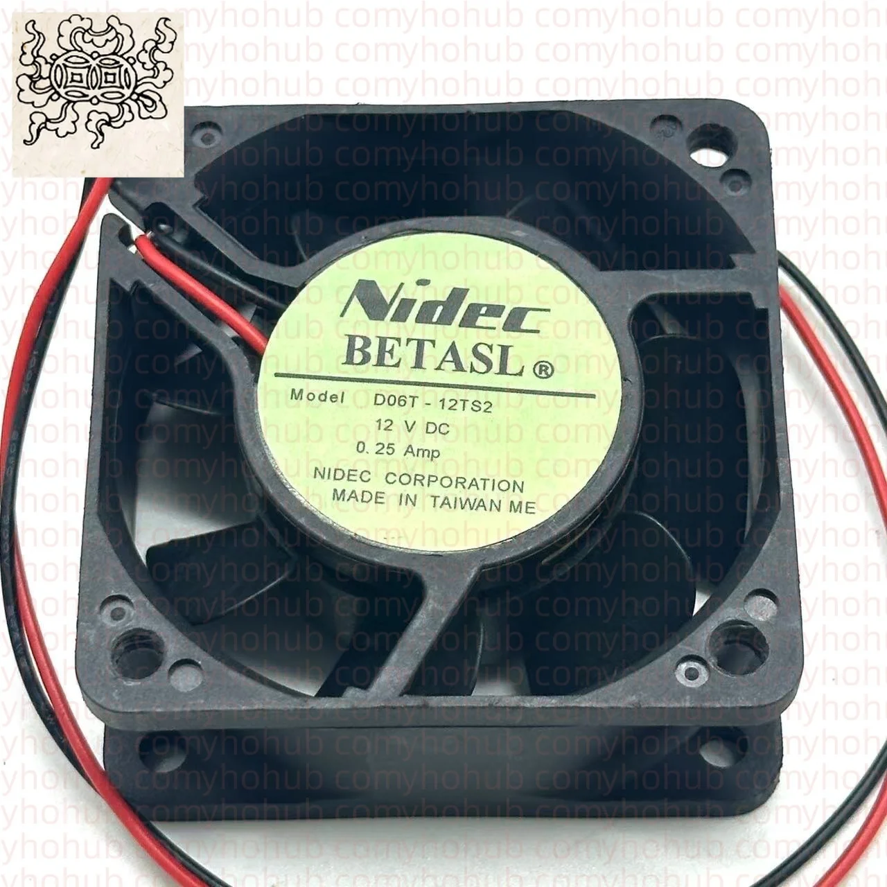 

Ltsf For Nidec D06T-12TS2 DC 12V 0.28A 60x60x25mm 2-Wire Server Cooling Fan