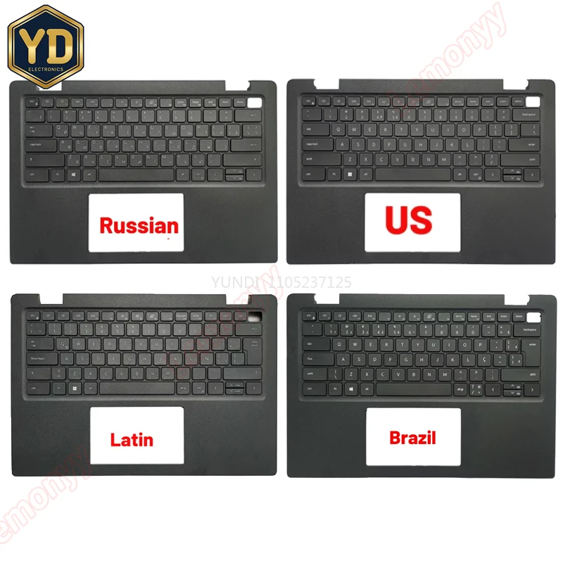 

YD NEW For Dell Latitude E3420 3420 Russian/US/UK/Latin/Spanish/Brazil /France/Italy Laptop Keyboard Palmrest cover 04PX9K