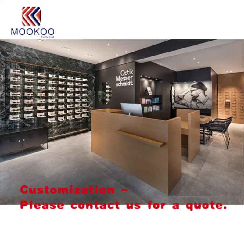 custom.Customize Optical Shop Wall Cabinets Counter Display Furniture Optical Shop Interior Design