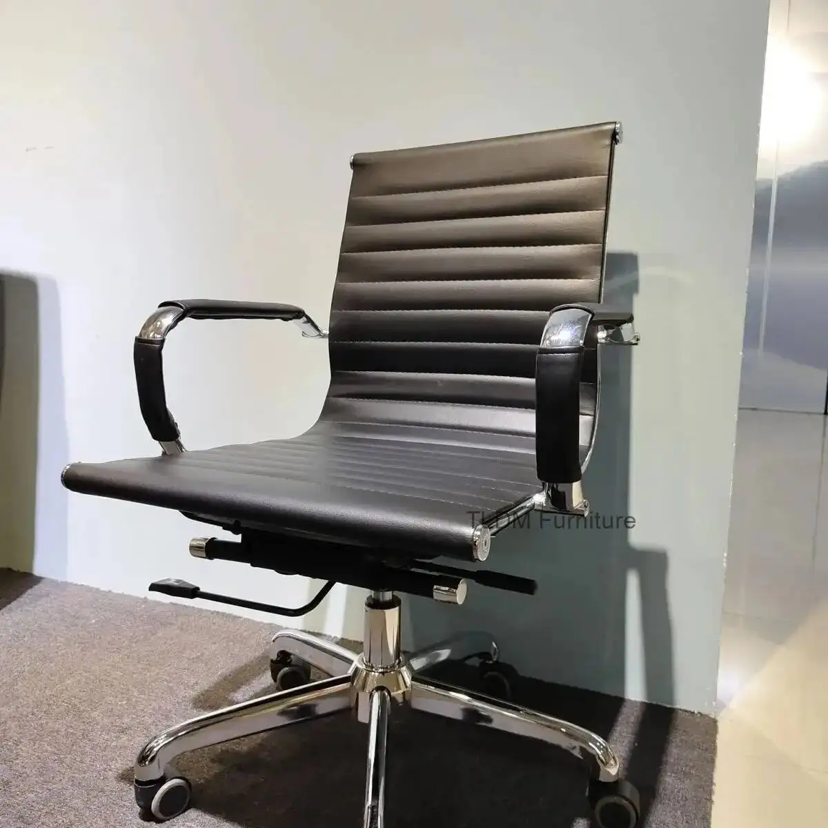 كرسي كمبيوتر بسيط، كرسي عمل مكتبي، كرسي مريح، كراسي ترفيهية مريحة لغرفة النوم، مسند ظهر للدراسة، كراسي دوارة