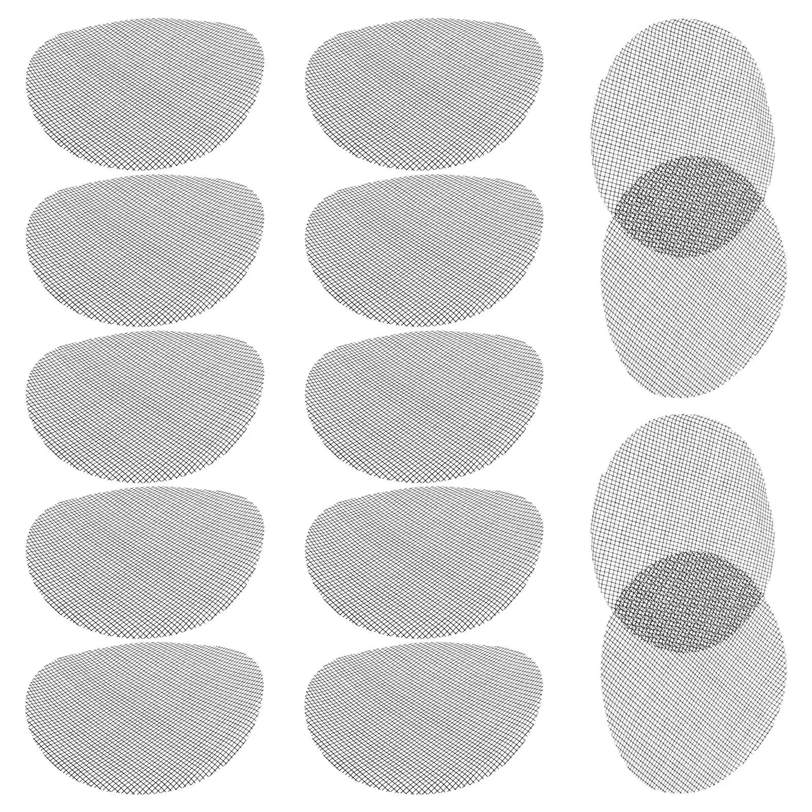 50Pcs Flower Pot Bottom Grid Mat 10Cm Round Plastic Drainage Mesh Screen Enhances Airflow Soil Retention Bonsai Planter