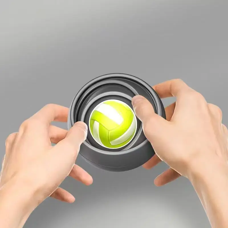Safe Durable 3D Gravity Fidget Spinner Gyro-Infinite Flip Ball Stress Relief Toy Kids Adults Autism ADHD Sensory Focus Tool Gift