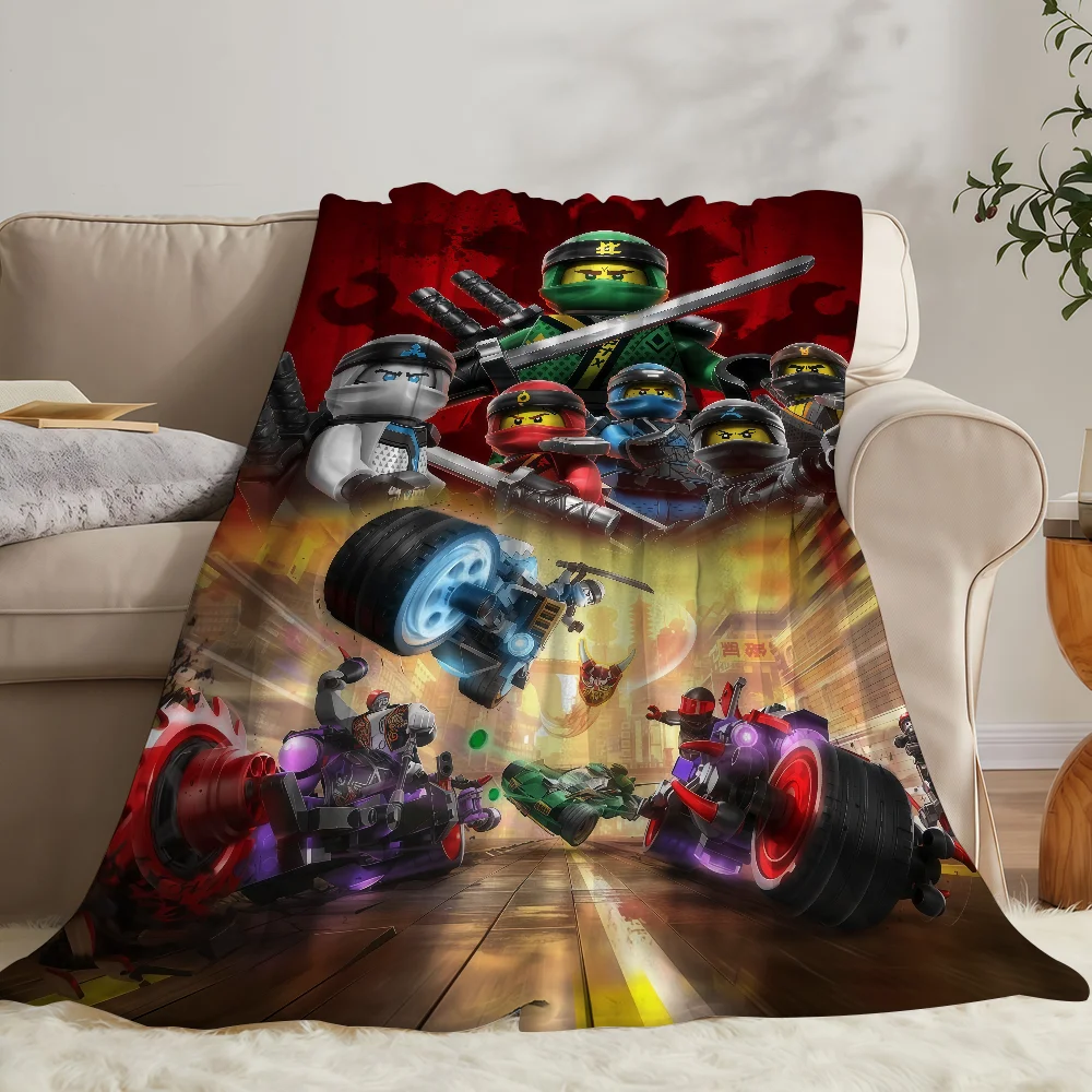 N-Ninjago-s HOT COOL Blanket Soft Warm And Thick Perfect For Bedroom Living Room Bed Sofa Camping Picnic Office Gift