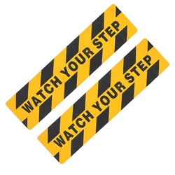 Tape Step Watch Your Warning Sign Slip Floor Anti Caution Sticker Wet Abrasive Stickers Non Safety Decals Stair Steps Stairs