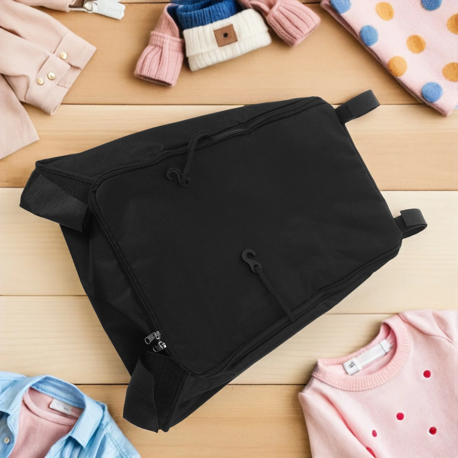 

Нижняя корзина для детской коляски, сетчатая сумка-органайзер, дорожная сумка для коляски, ткань Оксфорд, подвесной органайзер, держатель для подгузников, аксессуары для колясок