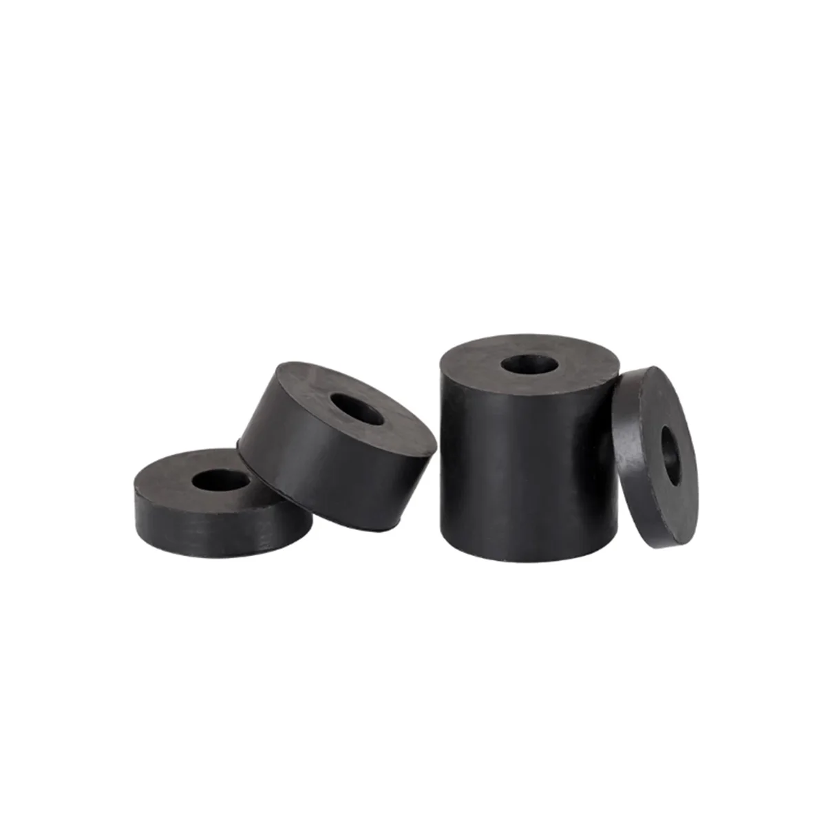 Thickened Shock Absorbing Rubber Block,Circular Soundproof Vibration Isolator Pad for Air Conditioner External Unit Machine Feet