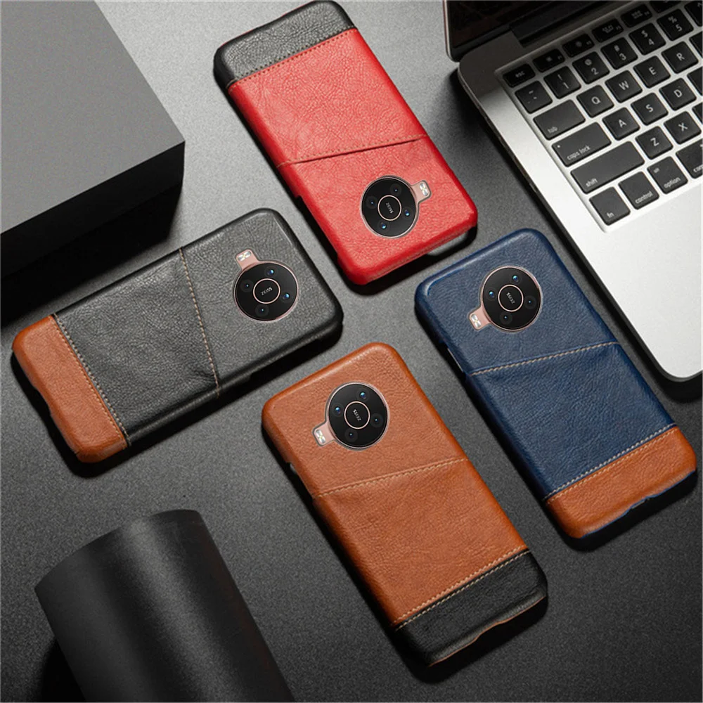 Funda delgada para Nokia X10 X20 Nokia G20 soporte con ranura para tarjetas Funda de cuero PU con empalme mixto para Nokia X20 X10 Coque Funda NokiaX20