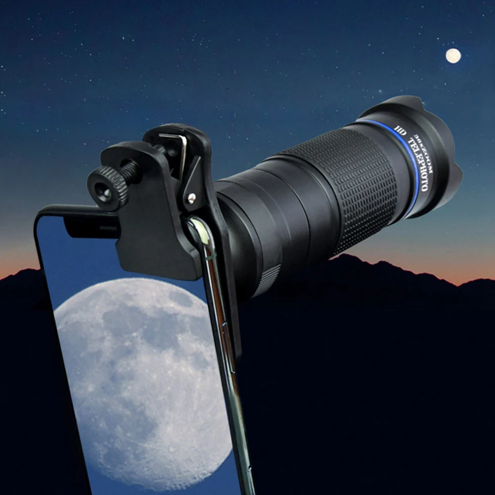 

A76K 36X Dual-Adjustment Telephoto Phone Lens, High-Definition 36X Monocular External Phone Lens