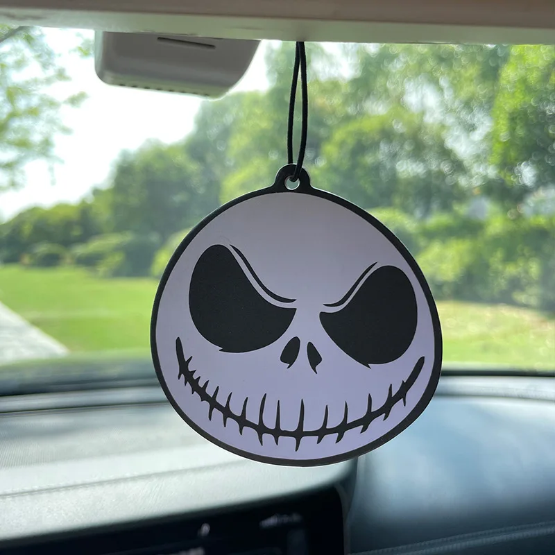 

Disney The Nightmare Before Christmas Car Air Freshener Jack Skeleton Long Lasting Scented Paper Tablets Car Decorations Gifts